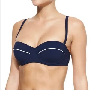 Tory Burch | Riviera Underwire Bikini Top in Navy NEW Size Large